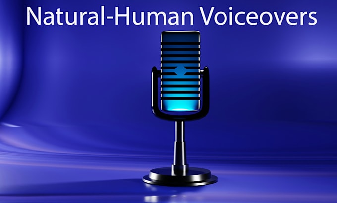 Gig Preview - Do natural male or female ai voice over