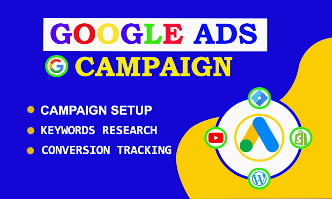 Gig Preview - Create, setup, manage google ads adwords, and optimize PPC campaign