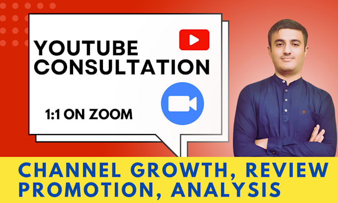 Gig Preview - Do video call consultation on how to grow your youtube channel