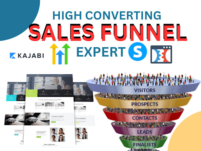 Gig Preview - Do salesfunnel go high level, systeme io, getresponse, clickfunnels, gohighlevel