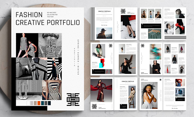 Gig Preview - Design fashion creative portfolio, fashion photo book, portfolio, magazine etc