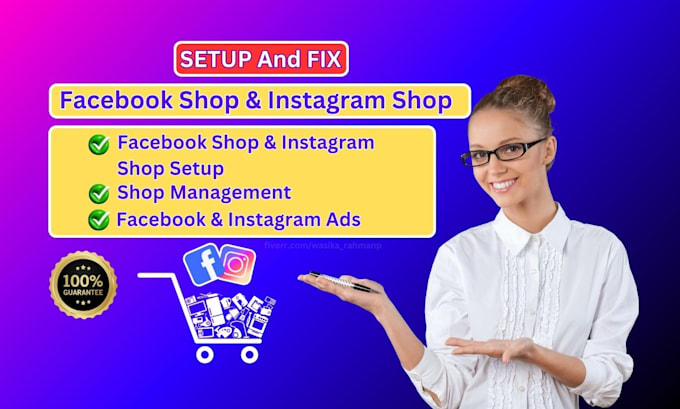 Gig Preview - Setup facebook, instagram shop with comprehensive shopify marketing