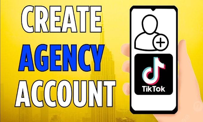 Gig Preview - Create tiktok agency account and tik tok agency ads account