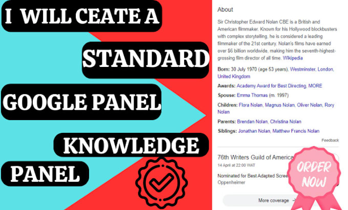 Bestseller - create a google knowledge panel or knowledge graph for any category