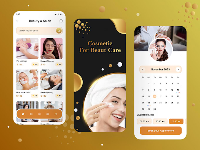 Gig Preview - Develop custom beauty salon booking app, spa app, barber app