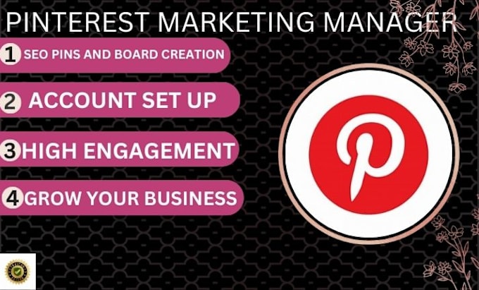 Gig Preview - Be your pinterest marketing manager and SEO queen