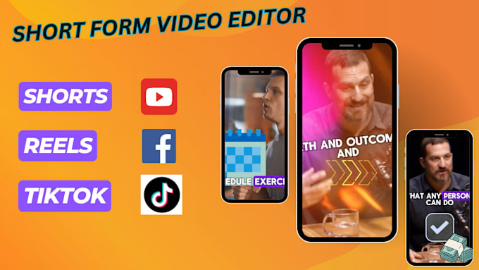 Gig Preview - Edit short form video content for tiktok, youtube and instagram