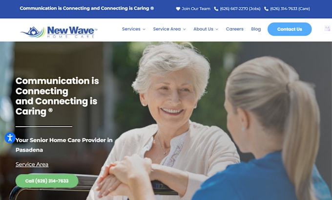 Gig Preview - Design home care website healthcare website home care website assisted living