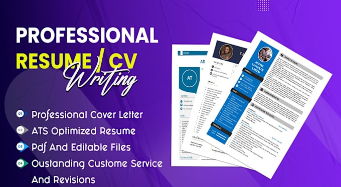 Gig Preview - Deliver 24 hour professional resume writing services