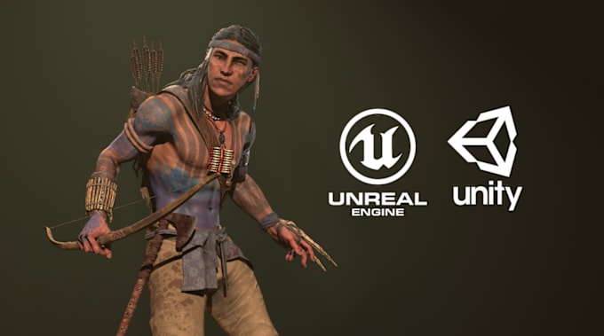 Gig Preview - Metahuman 3d game character 3d realistic modeling on unity or unreal engine