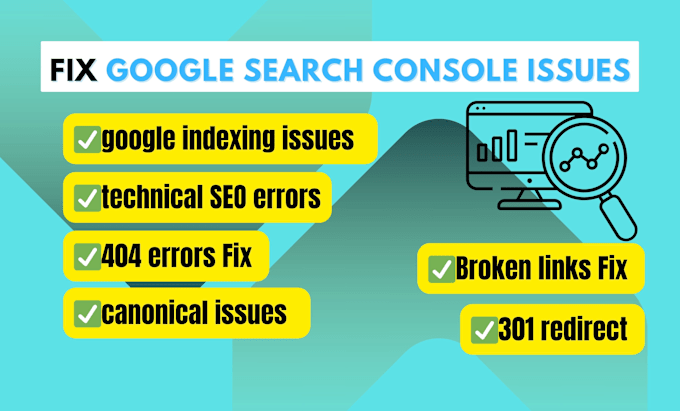 Gig Preview - Fix search console issues, indexing, 404 errors, canonical issues