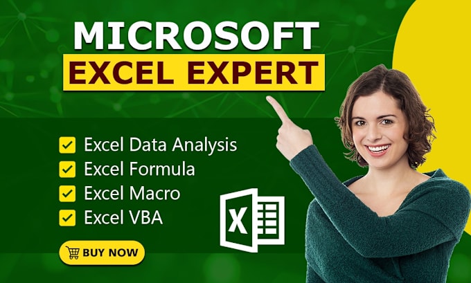 Gig Preview - Do any microsoft excel formula, excel macro, perfect excel vba and chart