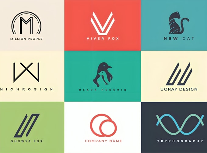 Gig Preview - Unique minimalist logo design for your business