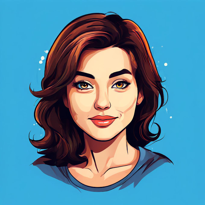 Gig Preview - Draw vector cartoon portrait from your photo