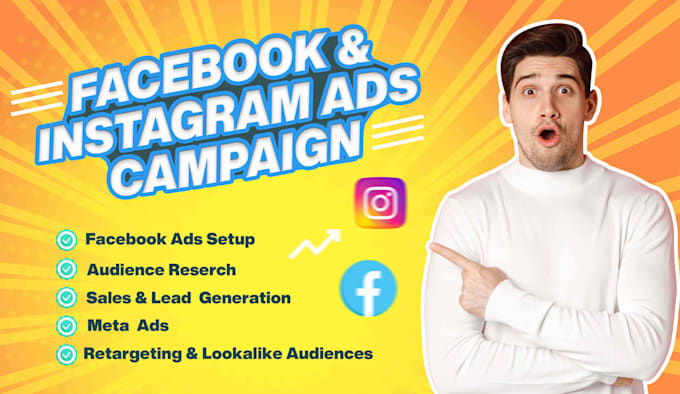 Gig Preview - Do facebook ads instagram ads for leads generations and sale