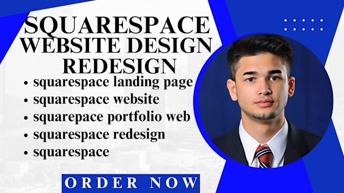 Gig Preview - Build squarespace website, squarespace website design, squarepace portfolio web