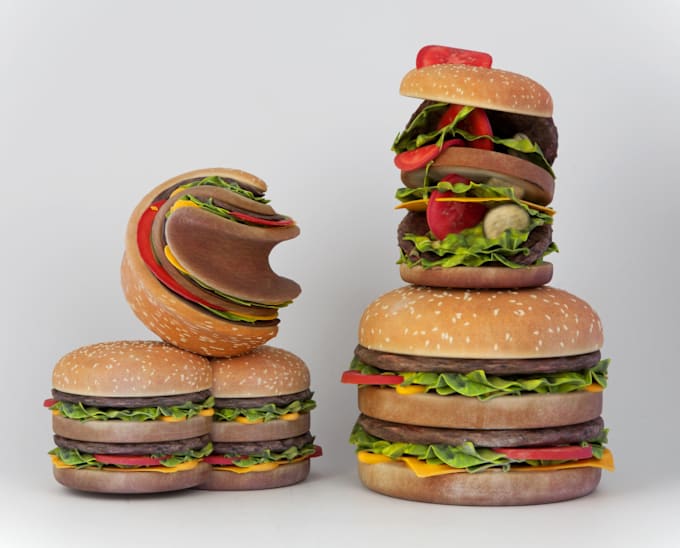 Gig Preview - Do 3d food , 3d food modelling, 3d modelling food rigging, 3d food animation