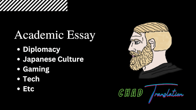 Gig Preview - Write you essay about diplomacy, pop culture, etc