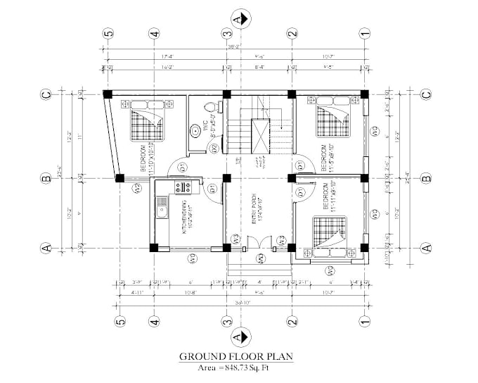 Gig Preview - Do architectural 2d floor plan and blueprints in autocad