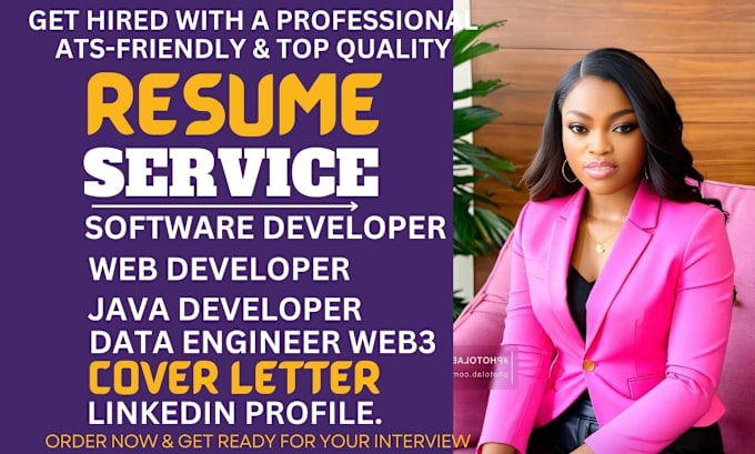 Gig Preview - Write cloud engineer CV, data engineer, web3 developer, network engineer resume