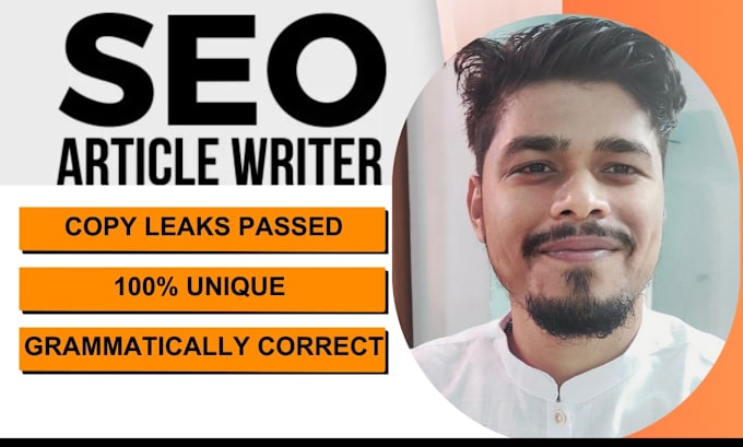 Gig Preview - Write SEO optimized articles and blog posts for you