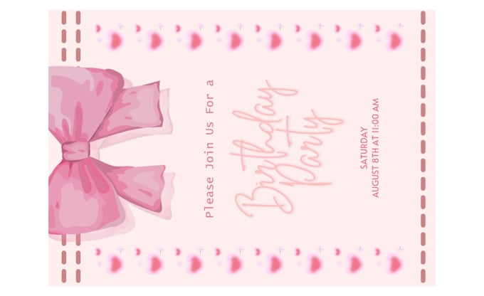 Gig Preview - Creating custom an invitation card for your needs