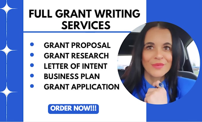 Gig Preview - Be expert grant application manager for business nonprofit grant writing