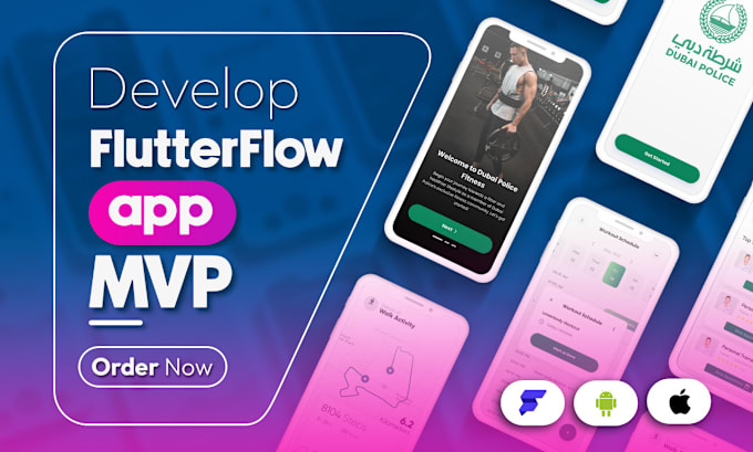 Gig Preview - Do flutterflow app development, android ios app development as flutter developer