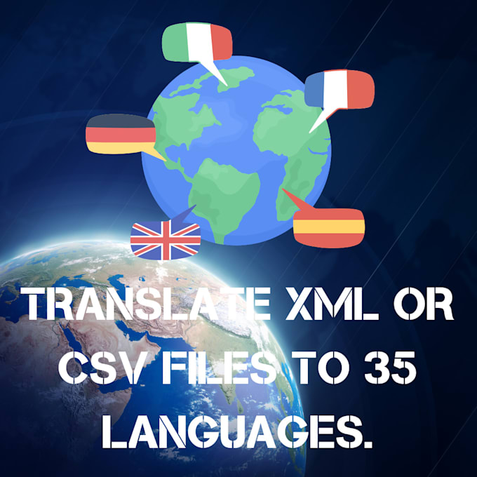 Gig Preview - Translate xml and csv files