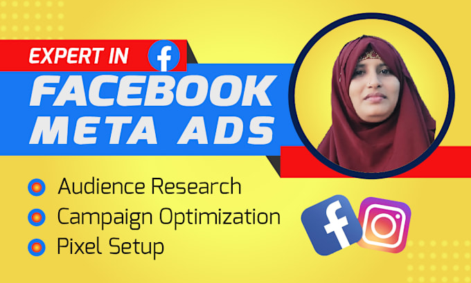 Gig Preview - Setup and manage your facebook meta ads campaign