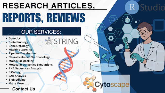 Gig Preview - Do expert molecular docking, MD simulation bioinformatics analysis services