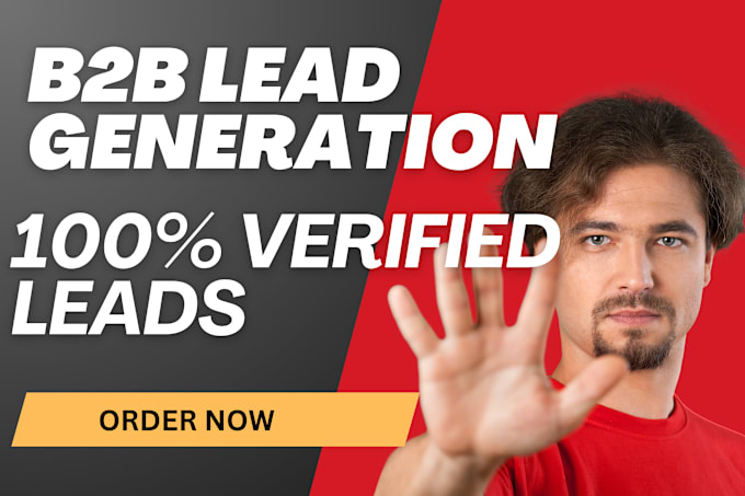 Gig Preview - Generate targeted b2b leads to accelerate your business