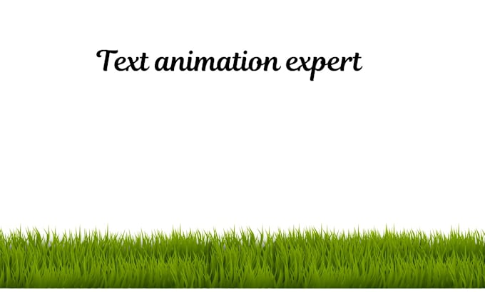 Gig Preview - Be text animation expert