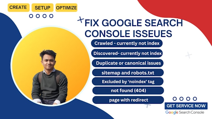 Gig Preview - Fix google search consol indexing issues and technical SEO