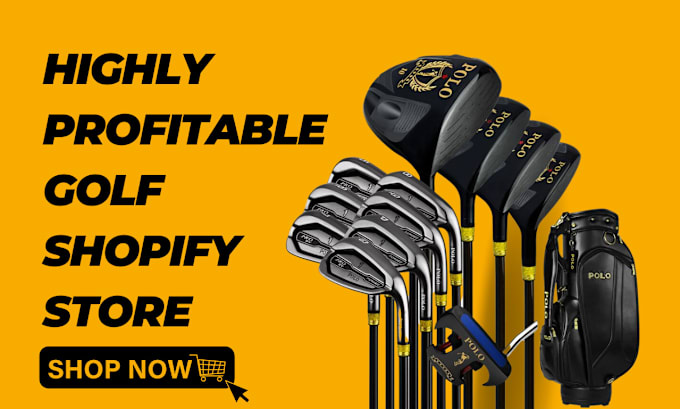 Bestseller - design highly profitable golf shopify store sport accessories shopify website