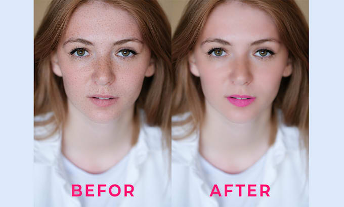 Gig Preview - Do skin retouching, background remove, object remove