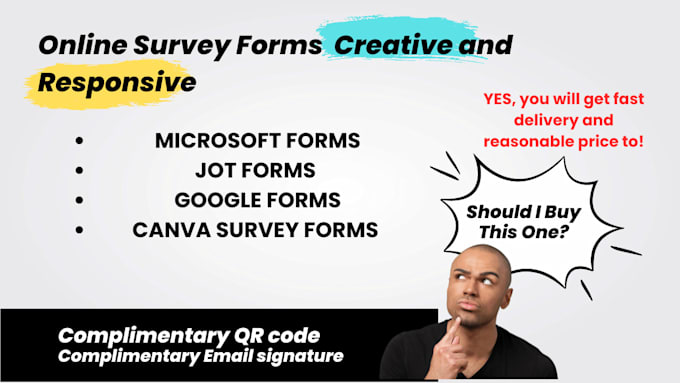 Gig Preview - Create google forms, online surveys forms, and questionnaires