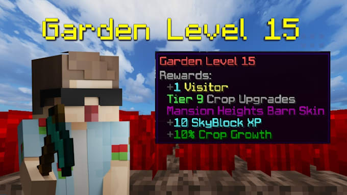 Gig Preview - Unlock garden levels in minecraft