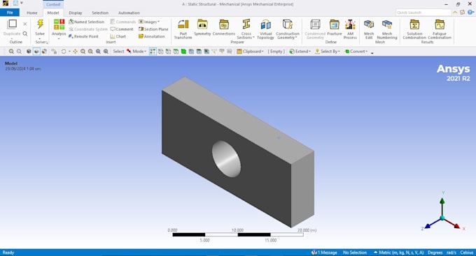 Gig Preview - Do cfd and fea analysis with ansys and solidworks