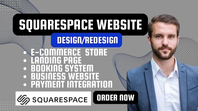 Gig Preview - Squarespace website design or redesign squarespace, ecommerce godaddy ionos wix