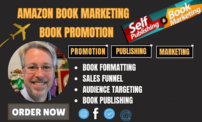 Gig Preview - Format, publish your book on amazon, amazon kdp book promotion, book marketing