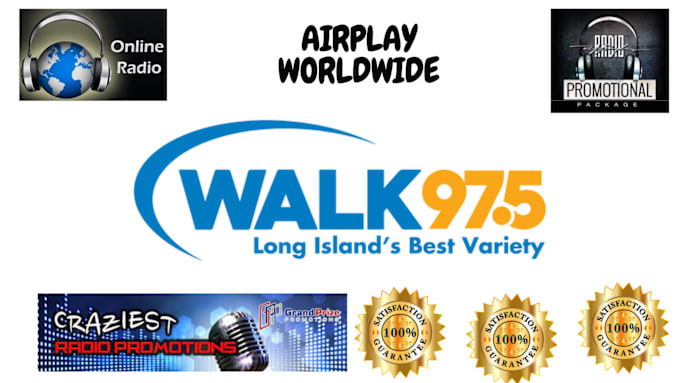 Gig Preview - Promote and broadcast your song in rotation airplay on walk 97,5 radio station