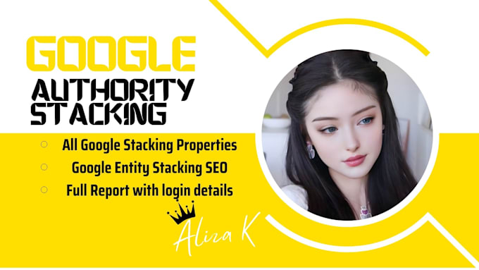 Gig Preview - Do google authority stacking and high quality backlinks