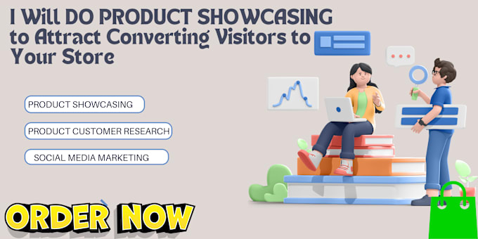 Bestseller - do product showcasing for your store to get you active visitors