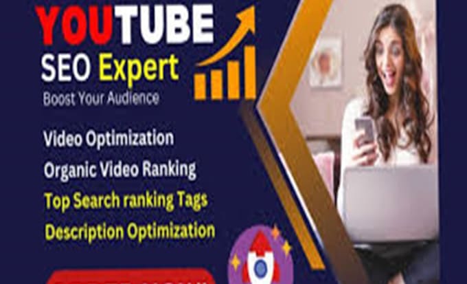 Gig Preview - Do best youtube video SEO expert optimization and channel growth manager