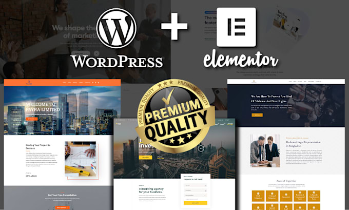 Gig Preview - Design responsive landing page and wordpress website with elementor pro