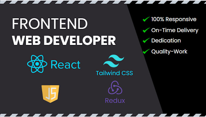 Bestseller - design and develop frontend web application using react and tailwind CSS