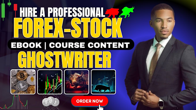 Gig Preview - Write detailed stock market, cryptocurrency, forex trading ebook