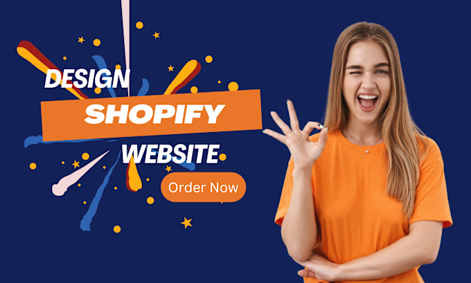 Gig Preview - Do shopify website design and redesign shopify dropshipping store