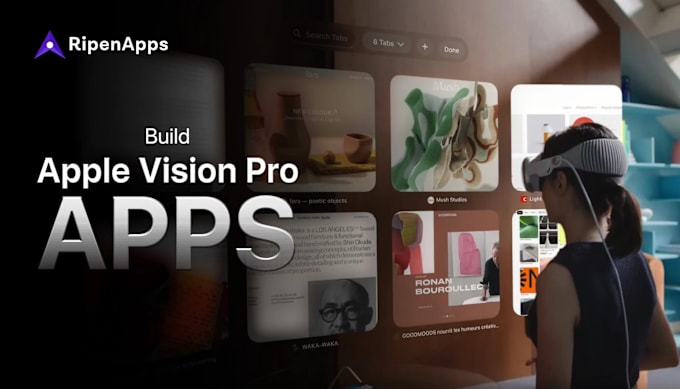 Gig Preview - Do apple vision pro app development, apple vision pro ui design, vr apps vr game